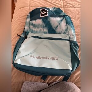 Quiksilver green and White Men's Backpack